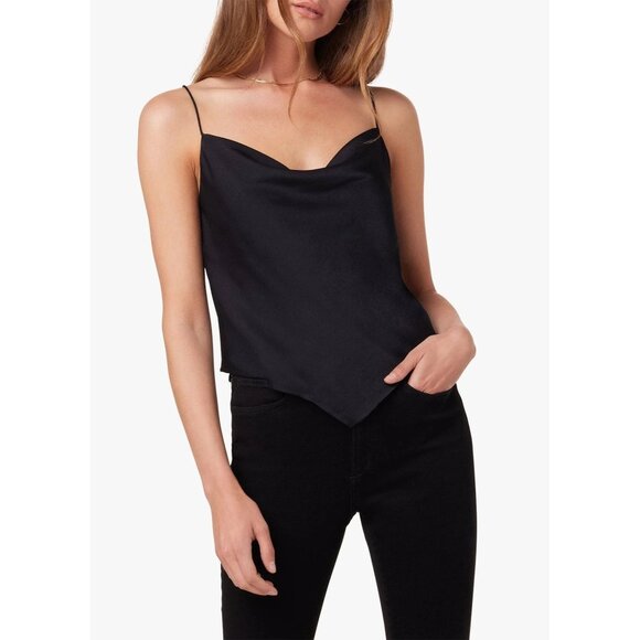 Joe's Jeans The Carrie Cami Women's M Black Casual Draped Cowl Neck‎ Sleeveless - Picture 1 of 6